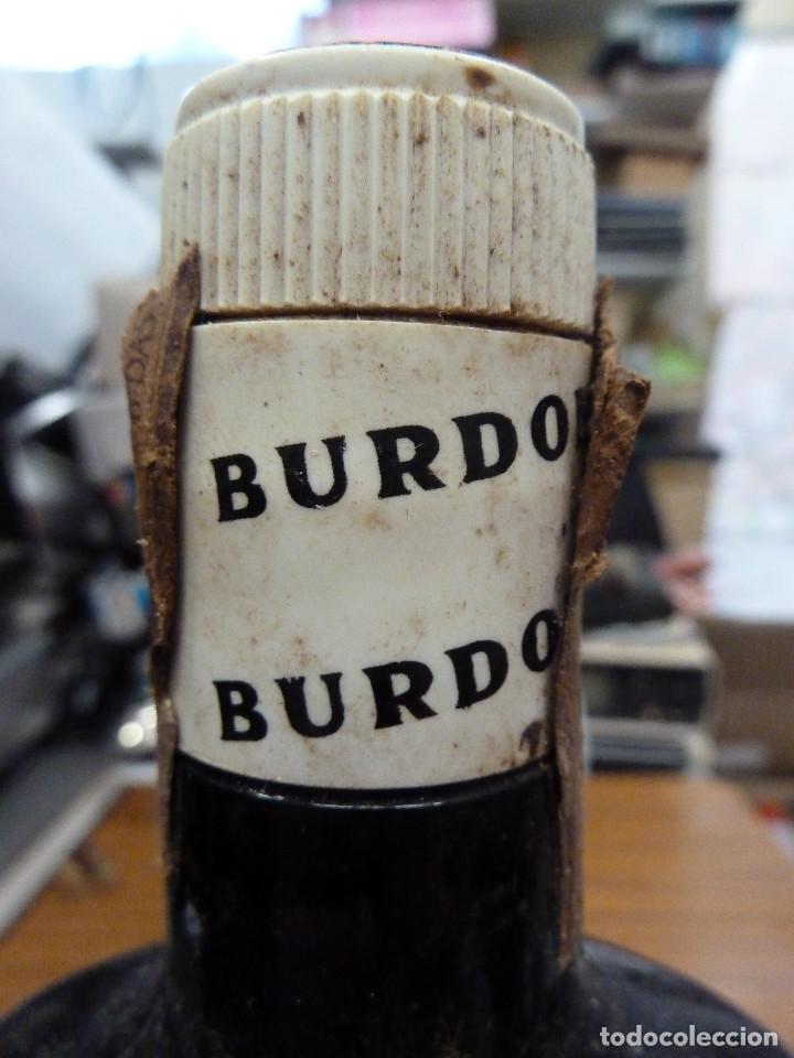Coleccionismo de vinos y licores: BOTELLA DE BURDONS DRY GIN - Foto 7
