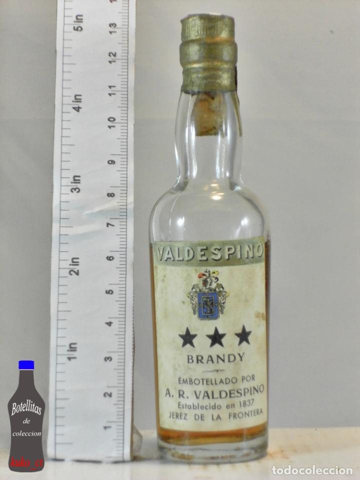 Coleccionismo de vinos y licores: BOTELLITA BOTELLIN BRANDY A.R. VALDESPINO JEREZ