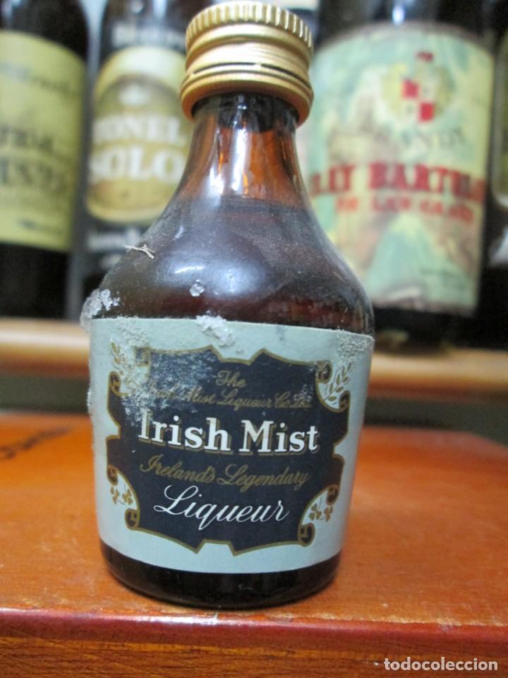 Coleccionismo de vinos y licores: ANTIGUO BOTELLIN BRANDY CO&Ntilde;AC, IRISH MIST LIQUEUR 9 CM ALTURA