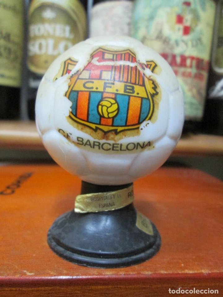 Coleccionismo de vinos y licores: ANTIGUO BOTELLIN BRANDY CO&Ntilde;AC, BALON BARCELONA BRANDY 9 CM ALTURA