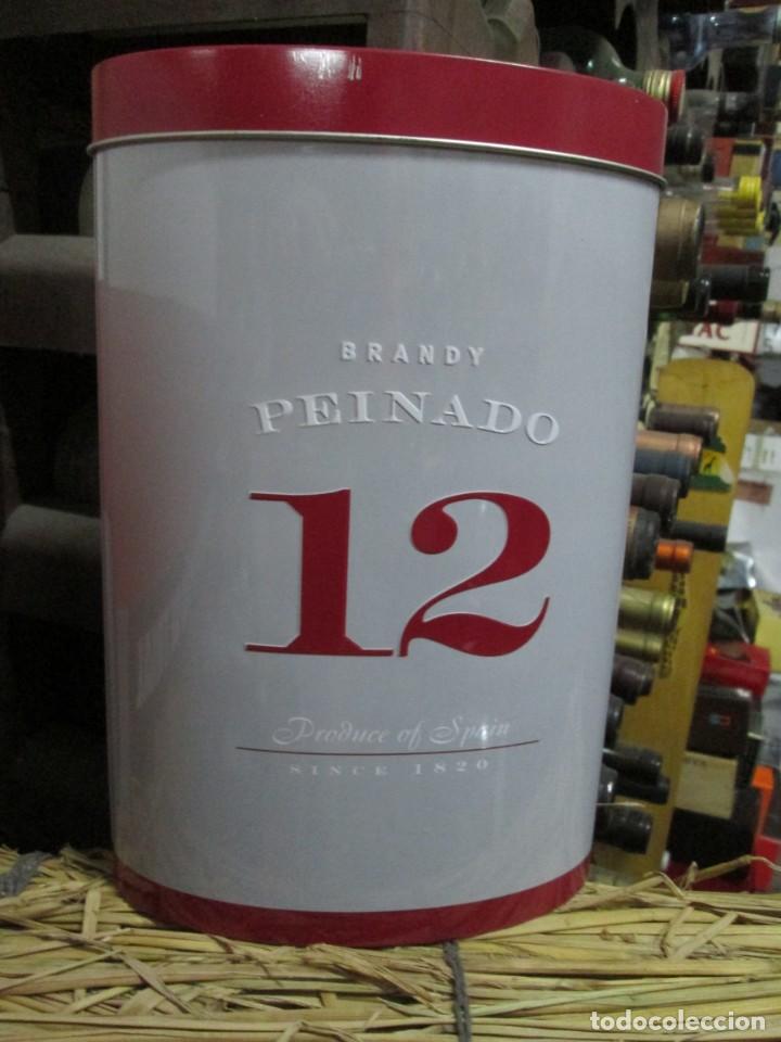 Coleccionismo de vinos y licores: ANTIGUA CAJA VACIA BRANDY CO&Ntilde;AC,PEINADO 12 A&Ntilde;OS