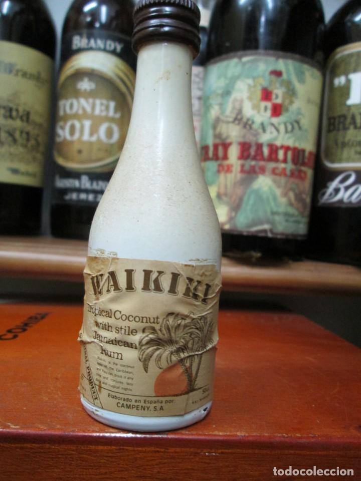 Collectionnisme de vins et liqueurs: ANTIGUO BOTELLIN, VAIKIKI TROPICAL COCONUT 11 CM ALTURA