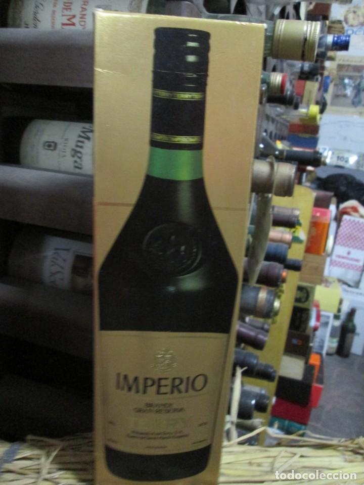 Coleccionismo de vinos y licores: ANTIGUA CAJA VACIA BRANDY CO&Ntilde;AC, IMPERIO10