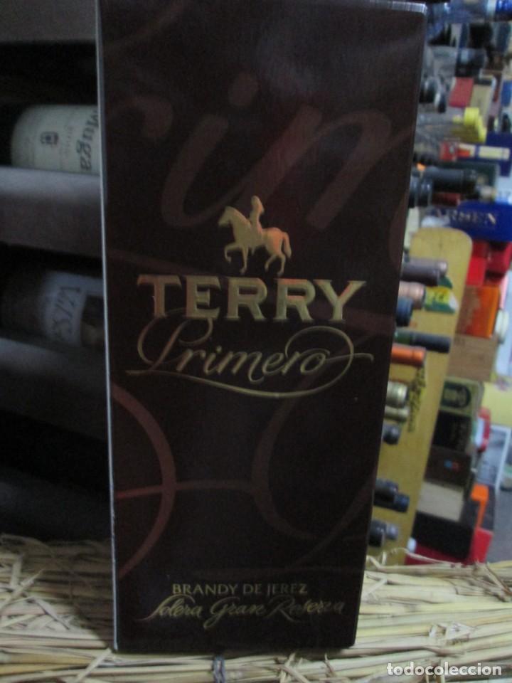 Coleccionismo de vinos y licores: ANTIGUA CAJA VACIA BRANDY CO&Ntilde;AC, TERRY PRIMERO