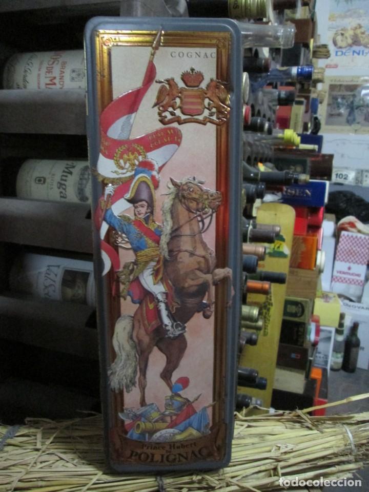 Coleccionismo de vinos y licores: ANTIGUA CAJA VACIA BRANDY CO&Ntilde;AC, PRINCIPE HUBERT DE POLIGNAC