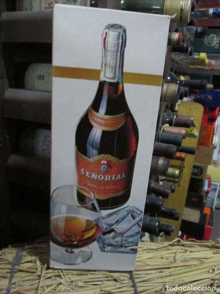 Coleccionismo de vinos y licores: ANTIGUA CAJA VACIA BRANDY CO&Ntilde;AC, SE&Ntilde;ORIAL