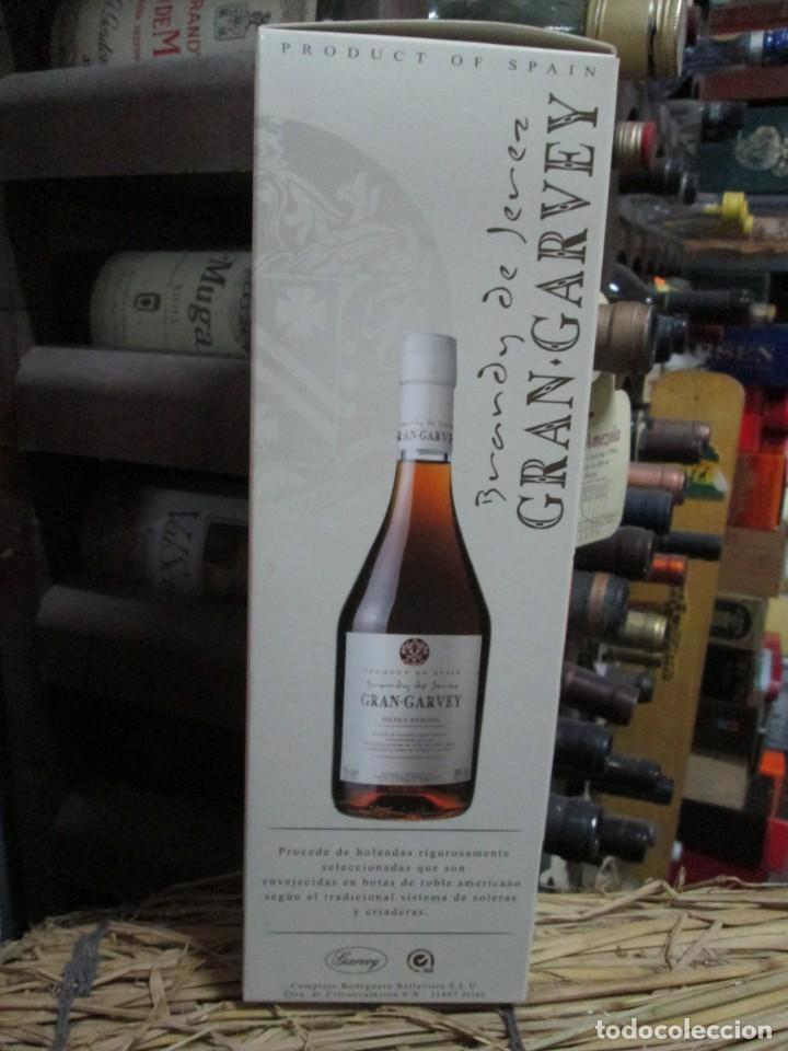Coleccionismo de vinos y licores: ANTIGUA CAJA VACIA BRANDY CO&Ntilde;AC,GRAN GARVEY