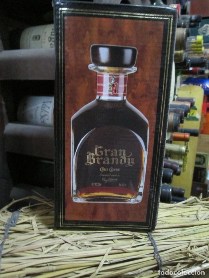 Coleccionismo de vinos y licores: ANTIGUA CAJA VACIA BRANDY CO&Ntilde;AC, CRUZ CONDE GRAN BRANDY