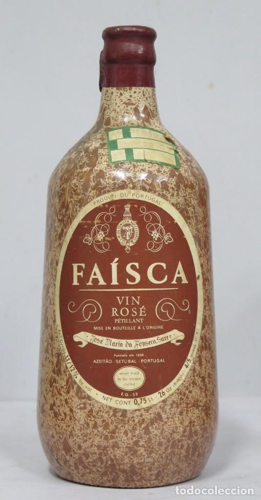 Coleccionismo de vinos y licores: BOTELLA. FAISCA. VIN ROSE - Foto 1