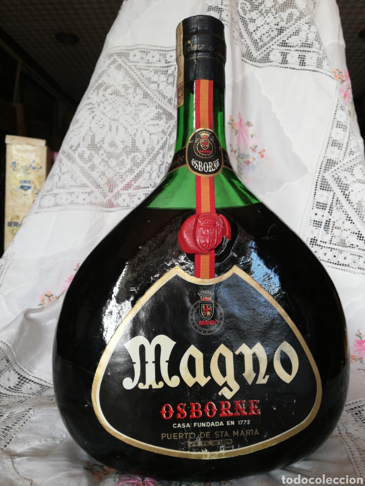 Coleccionismo de vinos y licores: MAGNO , Brandy , grande , 0,80 cts.