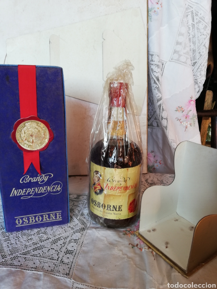 Coleccionismo de vinos y licores: BRANDY INDEPEND&Egrave;NCIA, OSBORNE, 4 PTS