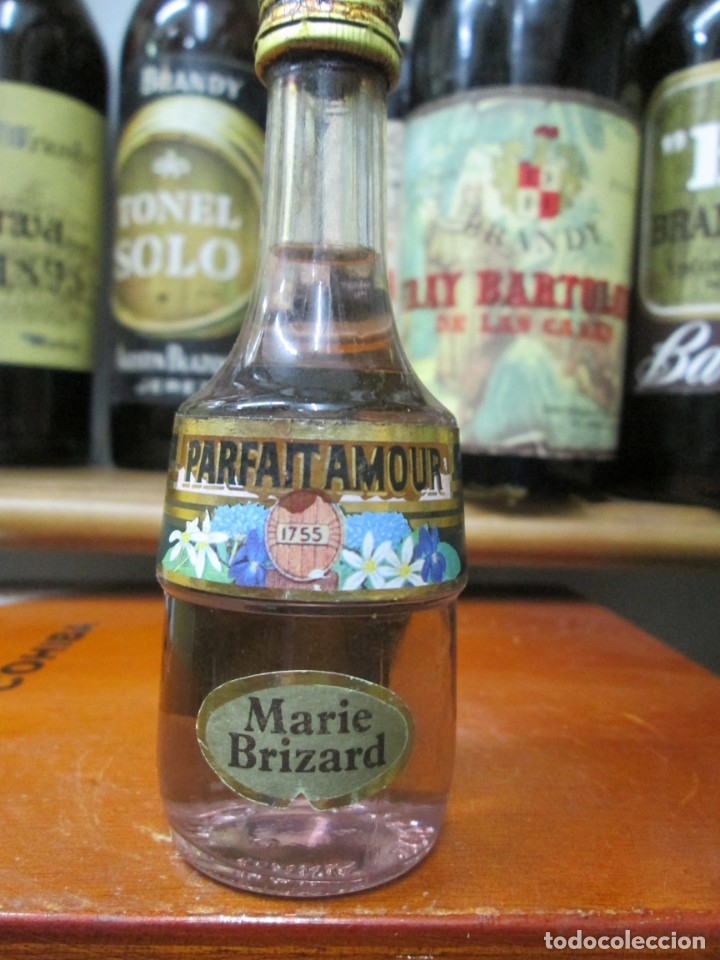 Coleccionismo de vinos y licores: ANTIGUO BOTELLIN BRANDY CO&Ntilde;AC, PARGAIT AMOUR