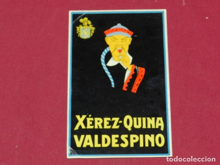 Coleccionismo de vinos y licores: (M) Publicidad Xerez Quina Valdespino, Se&ntilde;ales de uso normales
