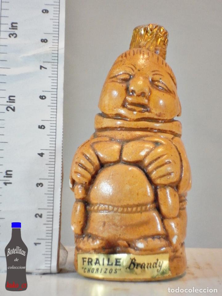 Coleccionismo de vinos y licores: BOTELLITA BOTELLIN BRANDY FRAILE CHORIZOS DESTILERIAS CAMPENY