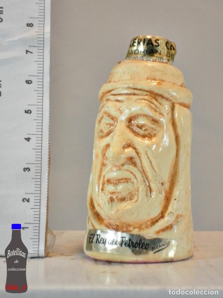 Coleccionismo de vinos y licores: BOTELLITA BOTELLIN BRANDY EL REY DEL PETROLEO DESTILERIAS CAMPENY