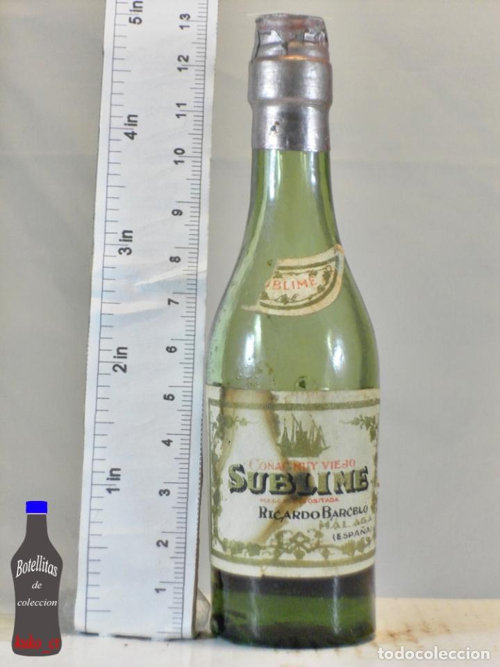 Sammlung von Weinen und Lik&ouml;ren: BOTELLITA BOTELLIN CO&Ntilde;AC MUY VIEJO SUBLIME RICARDO BARCELO MALAGA ESPA&Ntilde;A