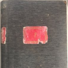 Coleccionismo de vinos y licores: JEREZ DE LA FRA.,1925. LIBRO DE CONTABILIDAD. BODEGAS VALDESPINO. DE PROVEEDORES. GRAN TAMAÑO.
