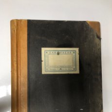 Coleccionismo de vinos y licores: JEREZ DE LA FRA.,1941. LIBRO DE CONTABILIDAD. BODEGAS VALDESPINO. DE PROVEEDORES. GRAN TAMAÑO.