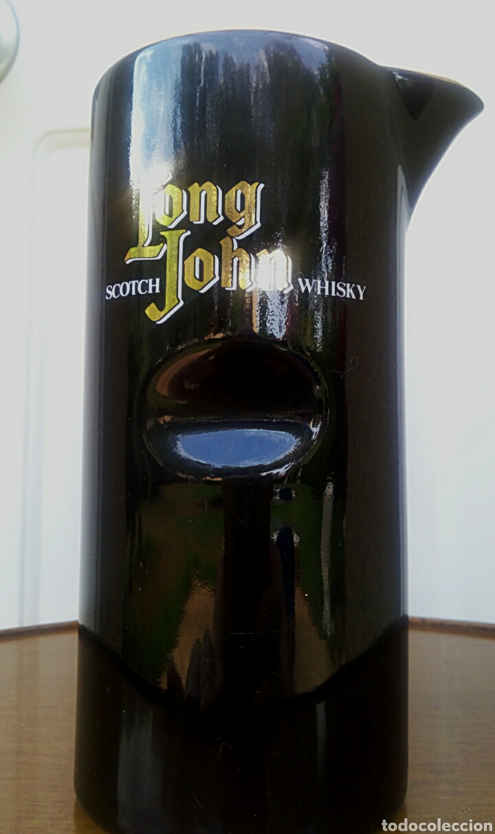Coleccionismo de vinos y licores: Jarra Long John Whisky. Porcelana. Vintage. - Foto 3 - 177487695