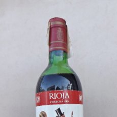 Coleccionismo de vinos y licores: BOTELLA DE VINO RIOJA SOLAR DE SAMANIEGO, 1974 MUNDIAL DE FUTBOL 1982 - AUSTRIA. Lote 178709947