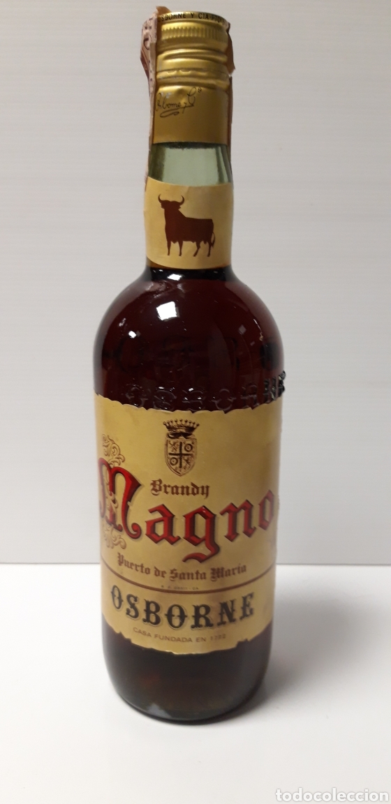 Coleccionismo de vinos y licores: BOTELLA BRANDY MAGNO OSBORNE A&Ntilde;OS 70