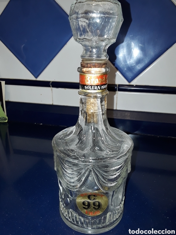 Coleccionismo de vinos y licores: Botella sin contenido brandy c99 - Foto 1