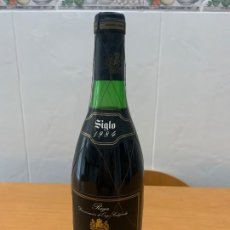 Coleccionismo de vinos y licores: BOTELLA VINO RIOJA SIGLO GRAN RESERVA 1994. Lote 183796156