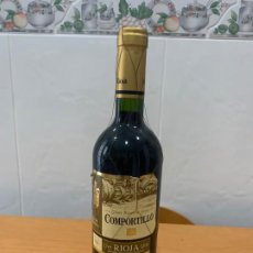Coleccionismo de vinos y licores: BOTELLA VINO RIOJA COMPORTILLO GRAN RESERVA 1995. Lote 183796457