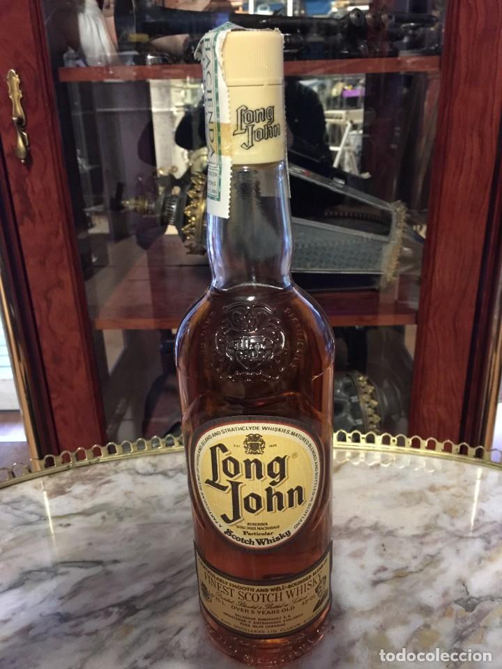 Coleccionismo de vinos y licores: Botella Whisky LONG JOHN - Foto 1