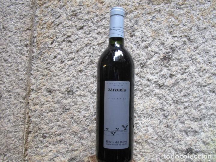 Sammlung von Weinen und Lik&ouml;ren: BOTELLA VINO RIBERA DEL DUERO ' ZARZUELA 2003 ' 13&ordm; 75cl , EXCELENTE CONSERVACION + INFO