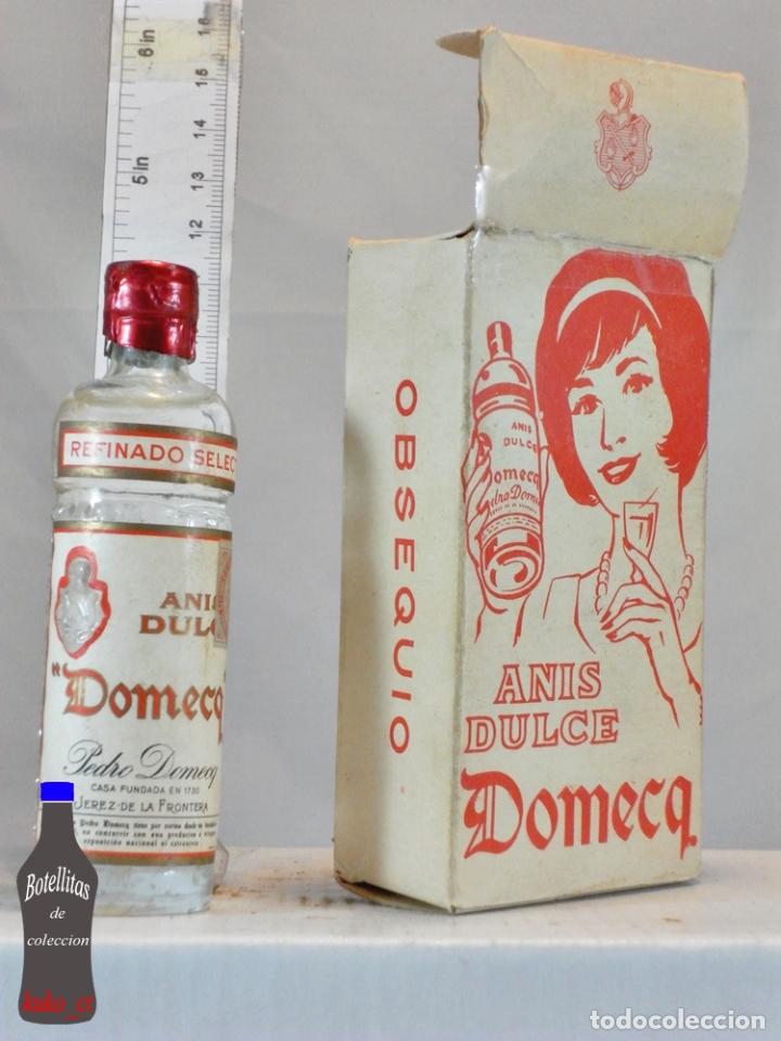 Sammlung von Weinen und Lik&ouml;ren: BOTELLITA BOTELLIN ANIS DULCE PEDRO DOMECQ JEREZ DE LA FRONTERA OBSEQUIO CON CAJA