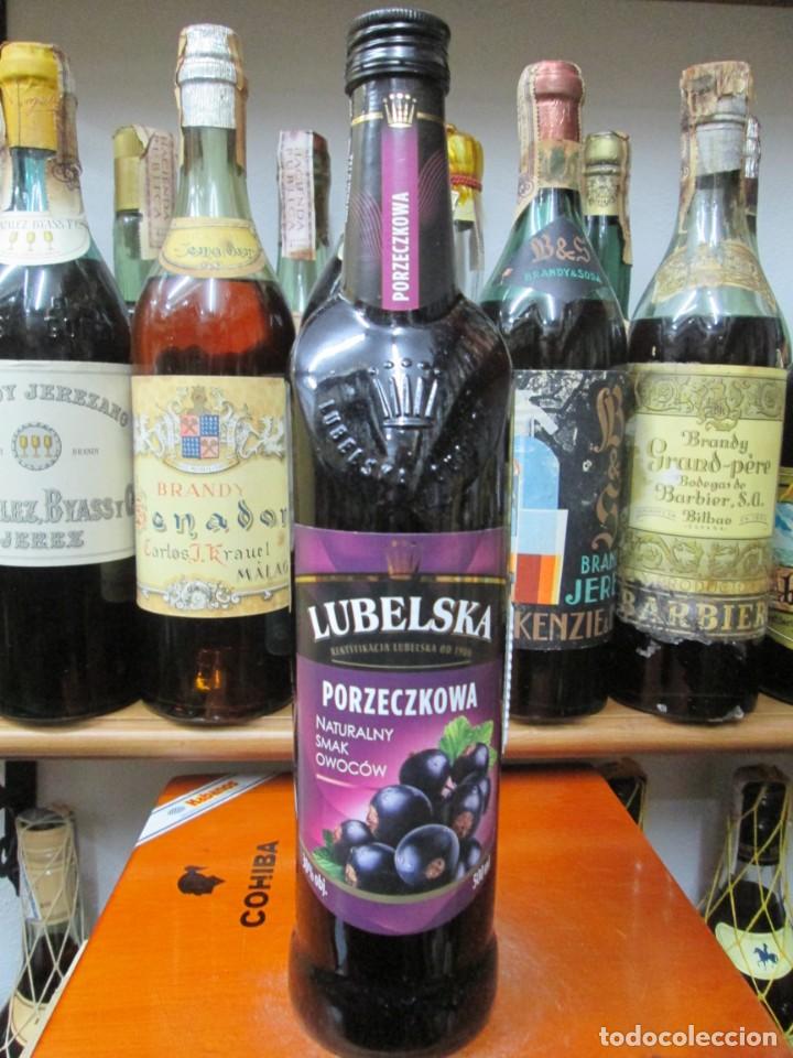 Sammlung von Weinen und Lik&ouml;ren: ANTIGUA BOTELLA LICOR LUBESKA PORZECZKOWA