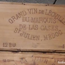 Coleccionismo de vinos y licores: VINO GRAN VIN DE LÉOVILLE DU MARQUIS DE LAS CASES 1980. Lote 187217741