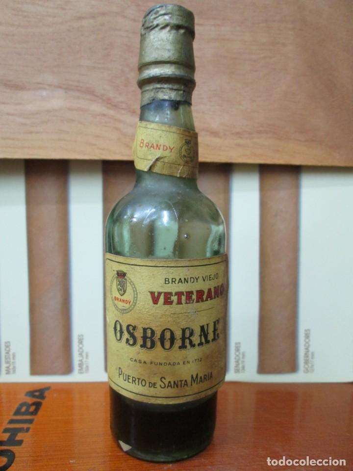Coleccionismo de vinos y licores: ANTIGUO BOTELLIN, BRANDY VIEJO VETERANO