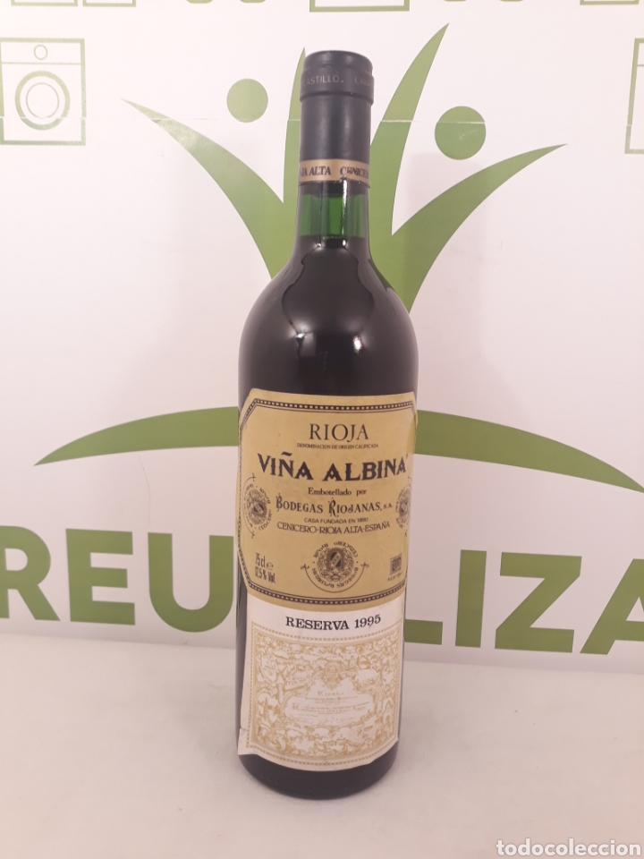 Sammlung von Weinen und Lik&ouml;ren: Vi&ntilde;a Albina.Rioja denominacion de origen.Reserva 1995.