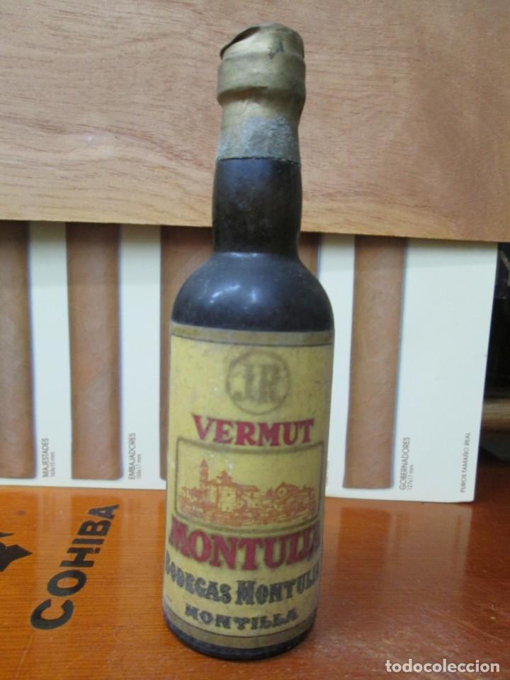 Sammlung von Weinen und Lik&ouml;ren: ANTIGUO BOTELLIN, VERMUT MONTULIA, DE MONTILLA