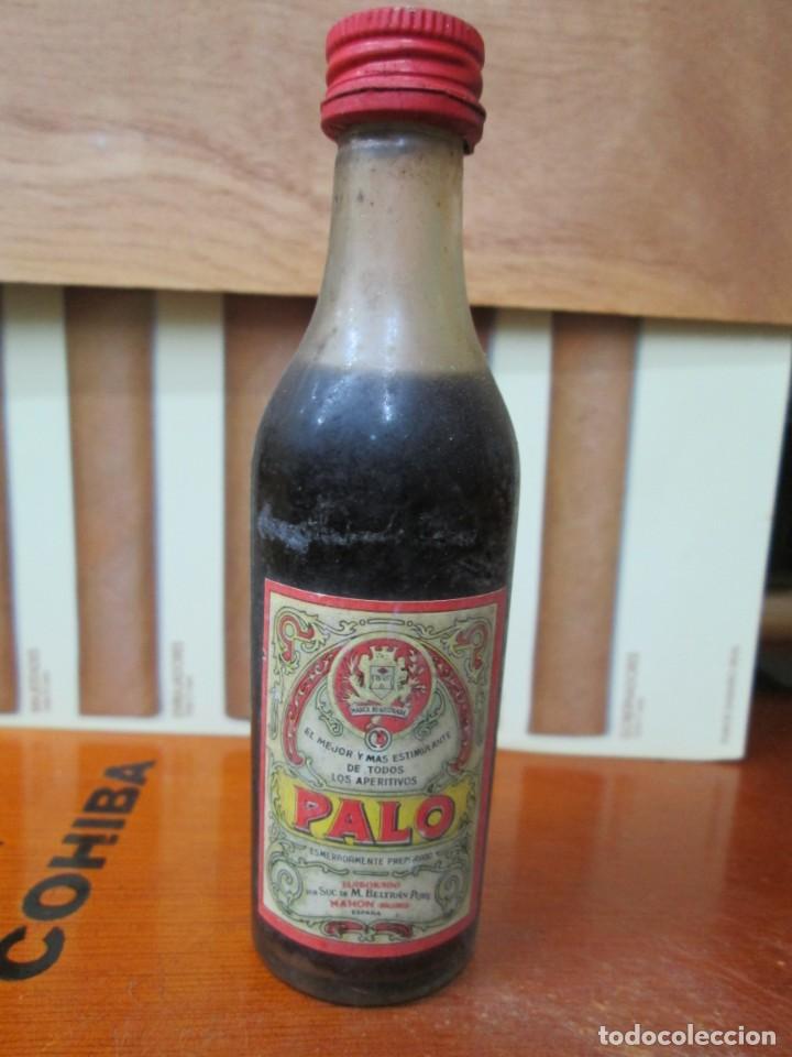 Sammlung von Weinen und Lik&ouml;ren: ANTIGUO BOTELLIN,APERITIVO PALO DE M. BELTRAN MAHON