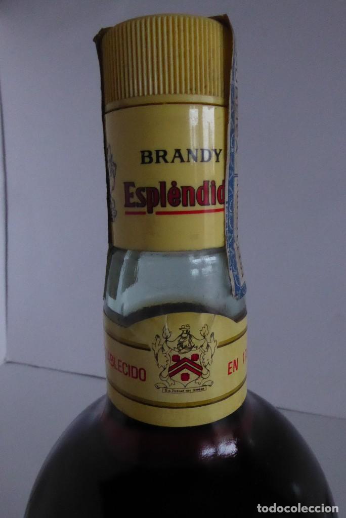 Coleccionismo de vinos y licores: BOTELLA DE LITRO DE BRANDY ESPL&Eacute;NDIDO - Foto 6
