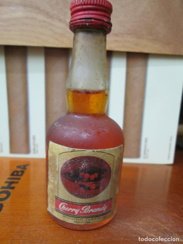 Coleccionismo de vinos y licores: ANTIGUO BOTELLIN CHERRY BRANDY, DESTILERIAS CAMPENY