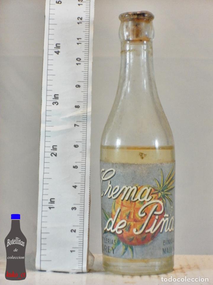Sammlung von Weinen und Lik&ouml;ren: BOTELLITA BOTELLIN CREMA DE PI&Ntilde;A DESTILERIAS MOREY BINISALEM MALLORCA