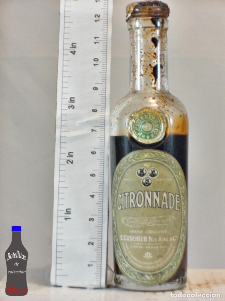 Sammlung von Weinen und Lik&ouml;ren: BOTELLITA BOTELLIN CITRONNADE E.CUSENIER FILS AINE & CO MARSELLA