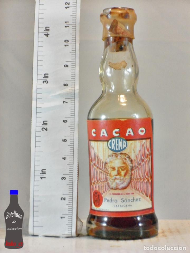 Coleccionismo de vinos y licores: BOTELLITA BOTELLIN CACAO CREMA LICOR 49 PEDRO SANCHEZ CARTAGENA