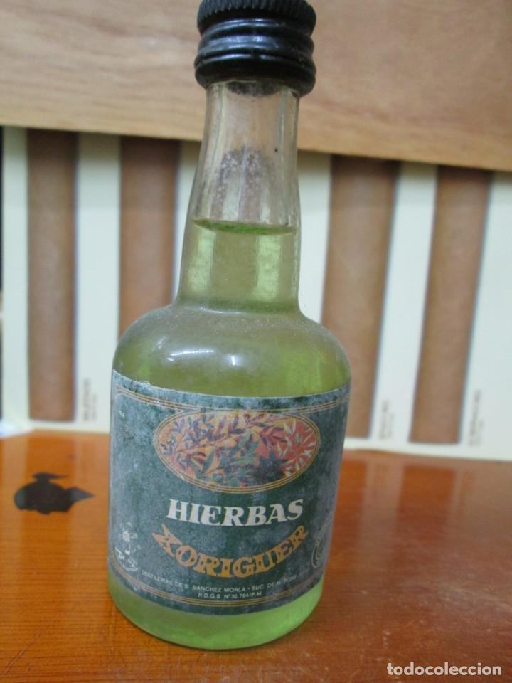Collection of wines and liquors: ANTIGUO BOTELLIN HIERBAS XORINGUER