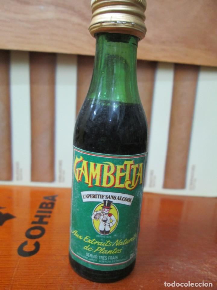 Collection of wines and liquors: ANTIGUO BOTELLIN,GAMBETA L'APERITIF SANS ALCOOL