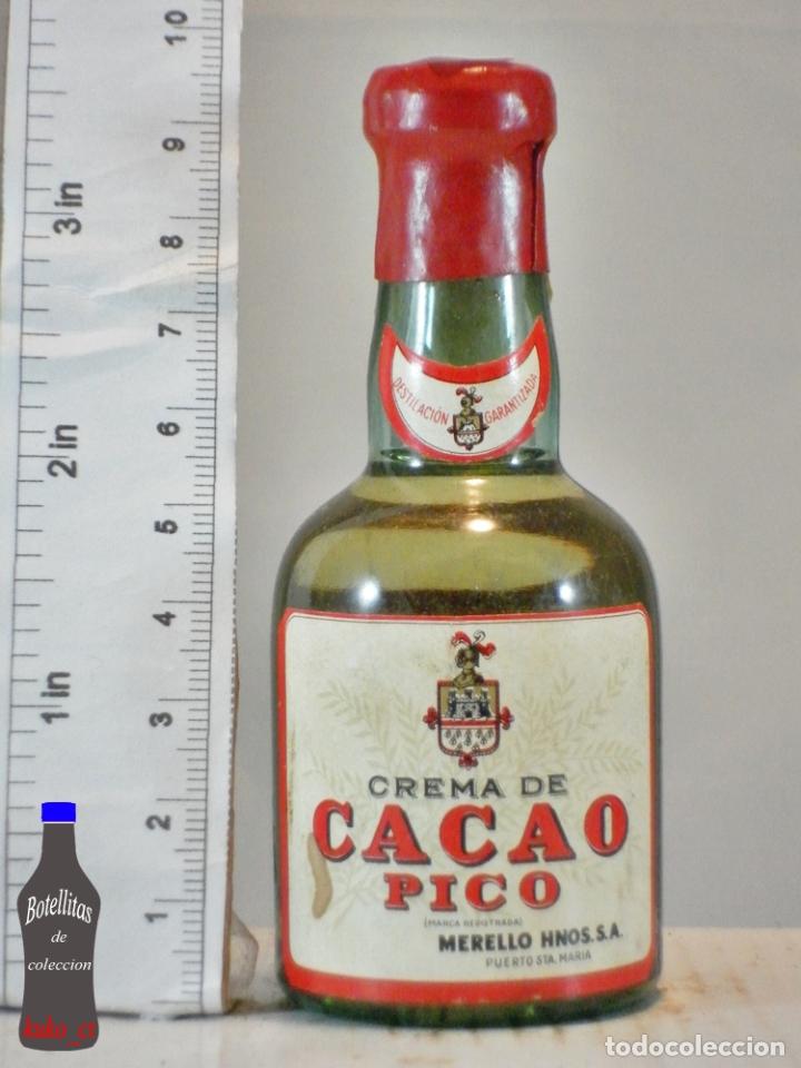Sammlung von Weinen und Lik&ouml;ren: BOTELLITA BOTELLIN CREMA DE CACAO PICO MERELLO HNOS S.A.