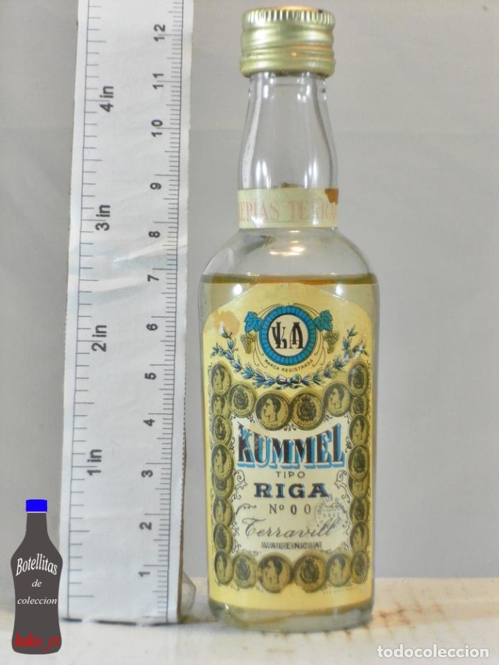 Sammlung von Weinen und Lik&ouml;ren: BOTELLITA BOTELLIN KUMMEL TIPO RIGA N&ordm;00 TERRAVILL VALENCIA