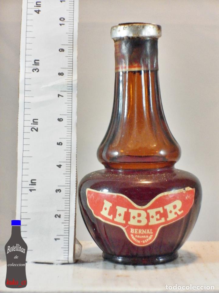 Coleccionismo de vinos y licores: BOTELLITA BOTELLIN LICOR LIBER DESTILERIAS BERNAL EL PALMAR MURCIA