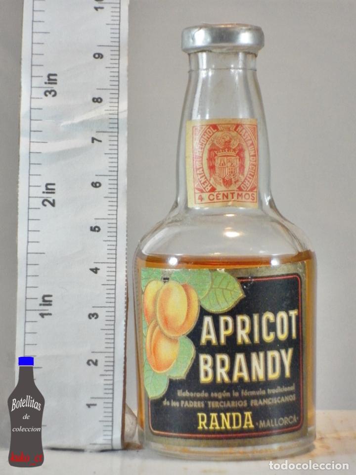 Coleccionismo de vinos y licores: BOTELLITA BOTELLIN APRICOT BRANDY FRANCISCANOS RANDA PALMA DE MALLORCA