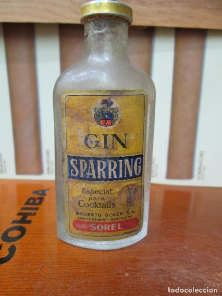 Collection of wines and liquors: ANTIGUO BOTELLIN, GIN ESPERRING DE SOREL