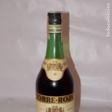 Coleccionismo de vinos y licores: BOTELLA VINTAGE BRANDY COÑAC COGNAC TORRE ROJA. Lote 190536770